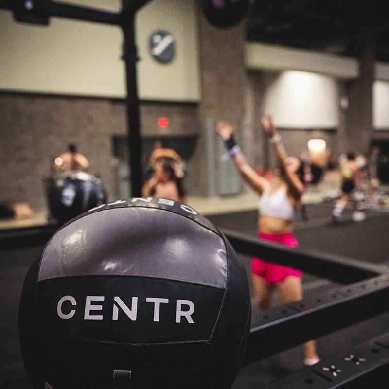 Medicimbalová lopta CENTR Competition Wall Ball Centr x Hyrox 6 kg black 4