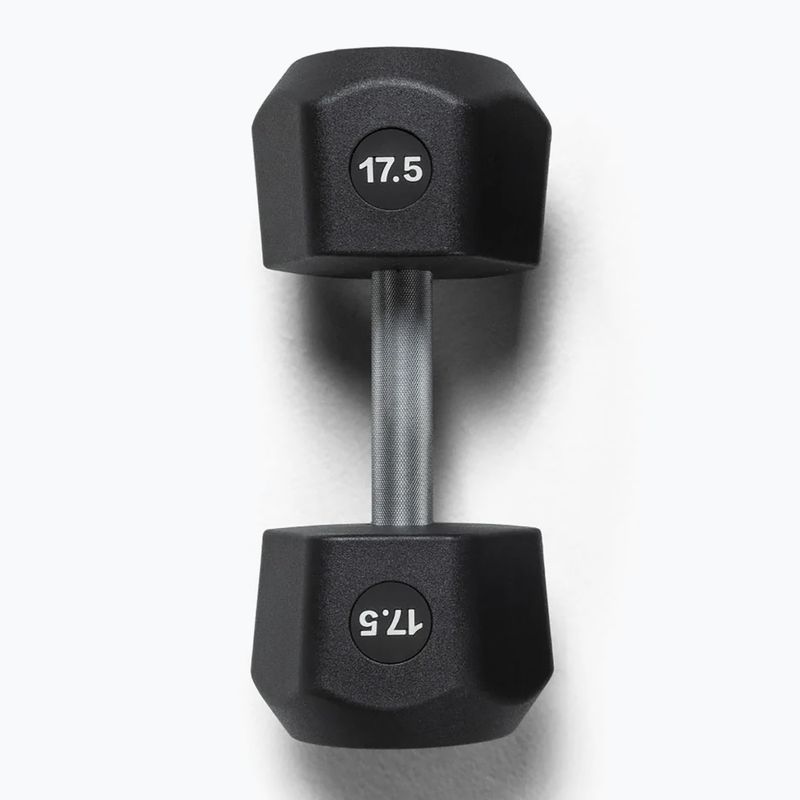 Činka Centr Urethane Dumbbell Centr x Hyrox 17,5 kg black 2