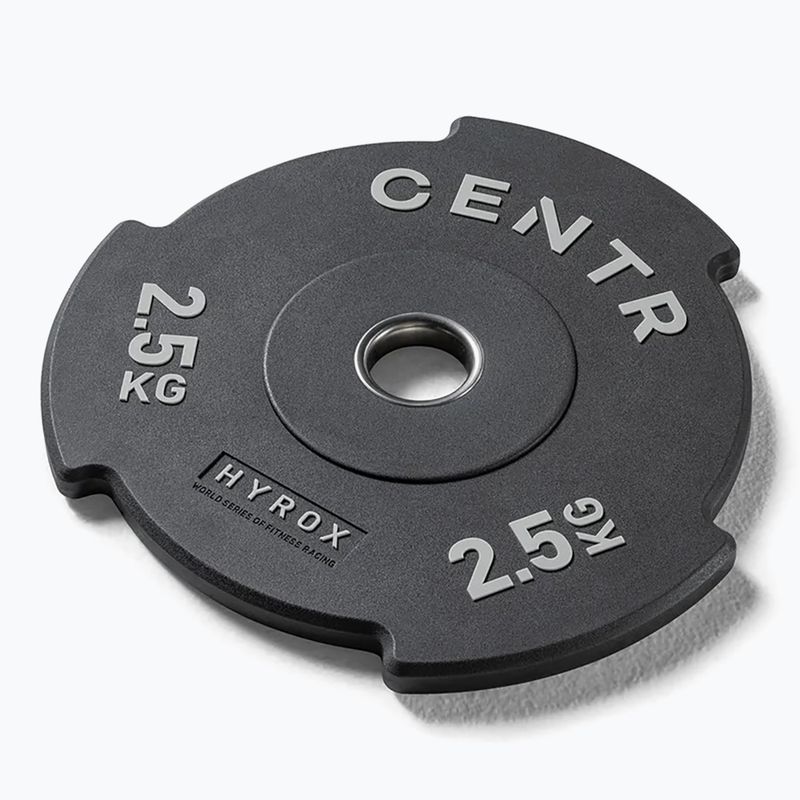 Bumperové závažie Centr Olimpijski Centr x Hyrox Interlocking Bumper Plate 2 pcs black 2