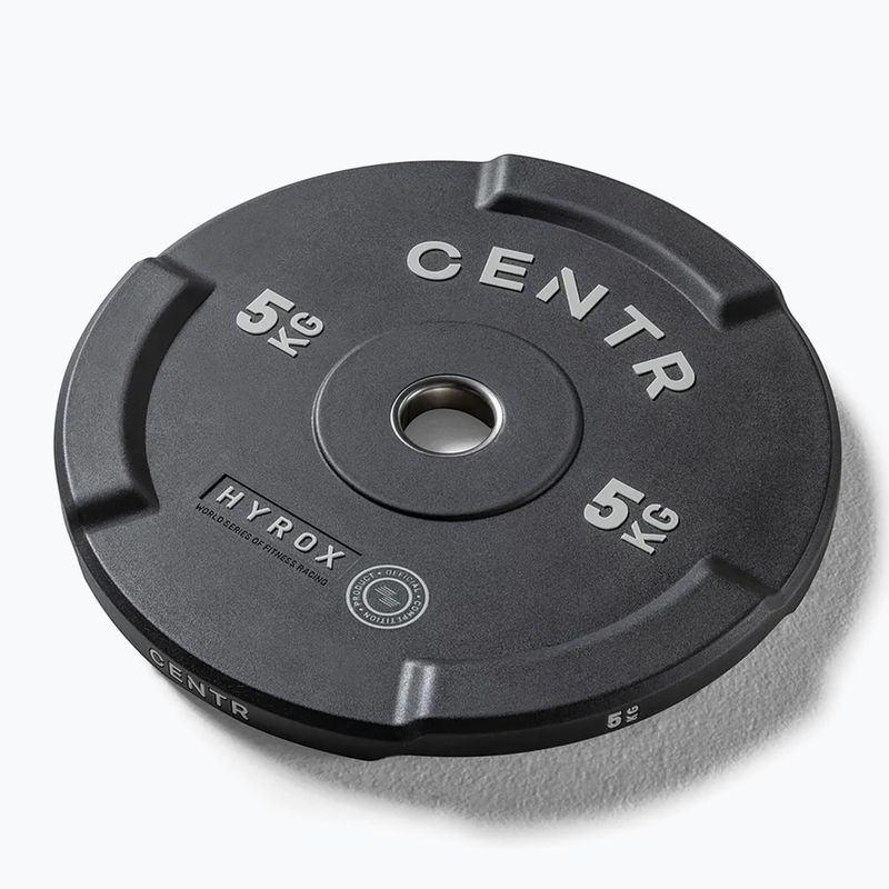 Bumperové závažie Centr Olimpijski Centr x Hyrox Interlocking Bumper Plate 2 pcs black 2