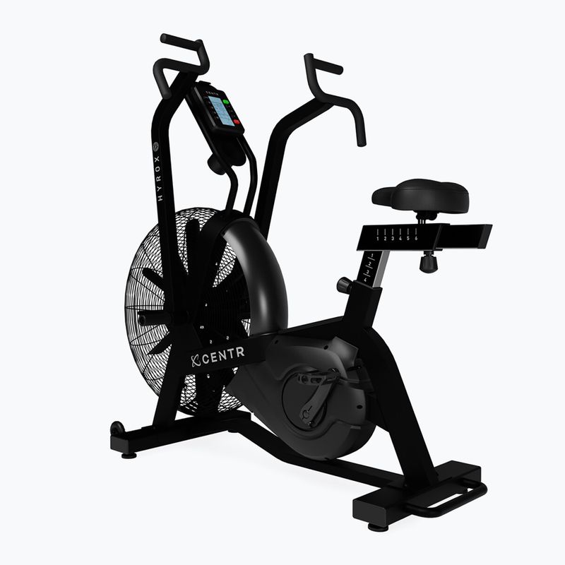 Vzduchový stacionárny bicykel Centr Air Bike Perform Series Centr x Hyrox black 4