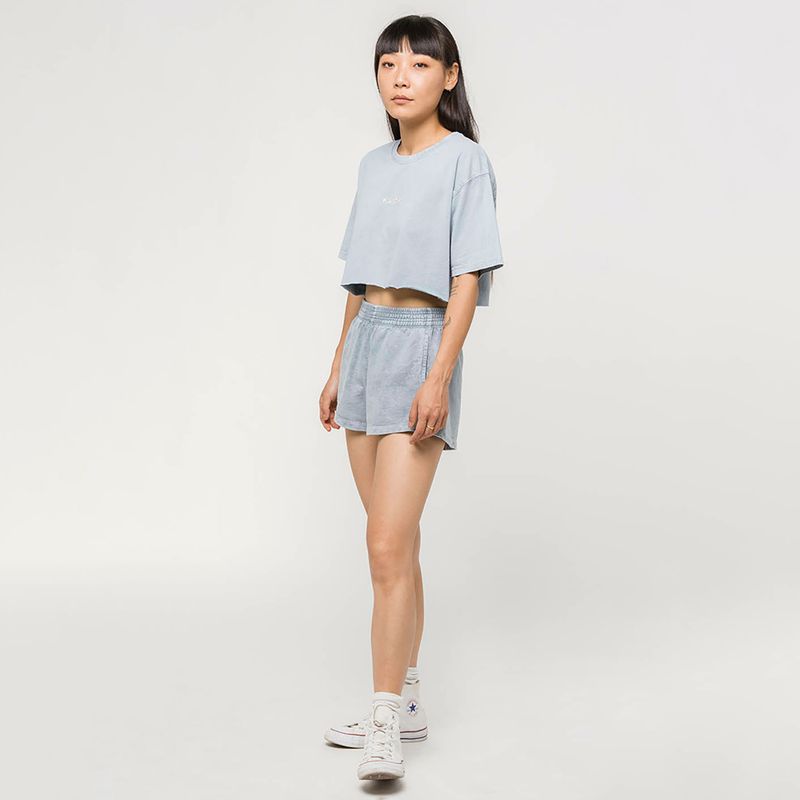 Dámske šortky Kaotiko Washed steel 2