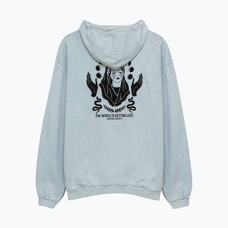 Pánska mikina Kaotiko Washed Virgin steel 6