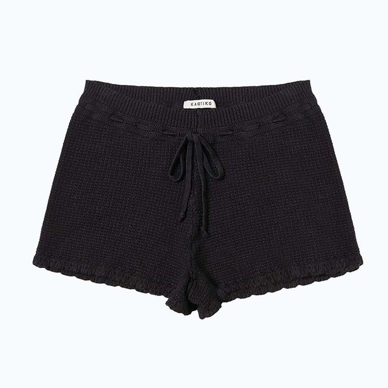 Dámske šortky Kaotiko Crochet Ibiza black 4