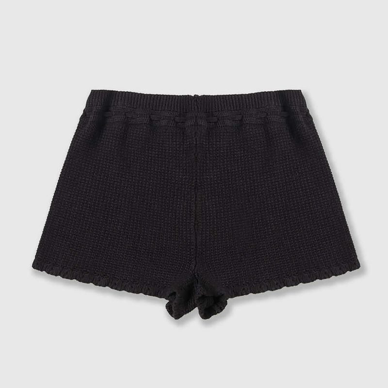 Dámske šortky Kaotiko Crochet Ibiza black 5