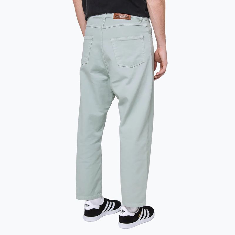 Pánske nohavice Kaotiko Regular Cropped Denim green 3