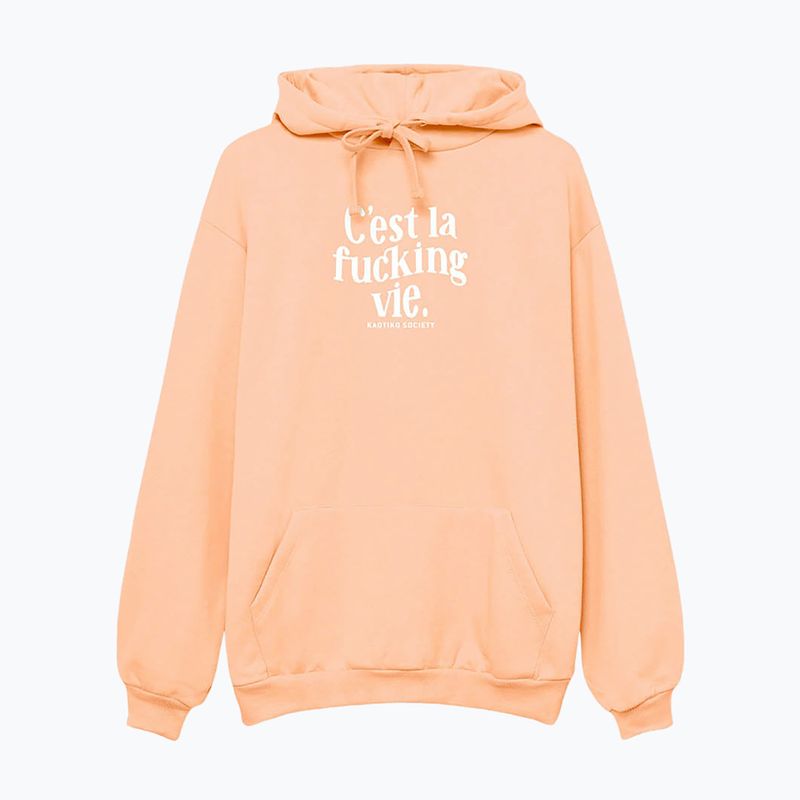 Pánska mikina Kaotiko C'est la vie mango 4