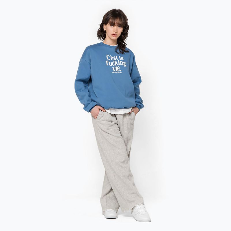 Pánska mikina Kaotiko C'est la vie denim blue 2