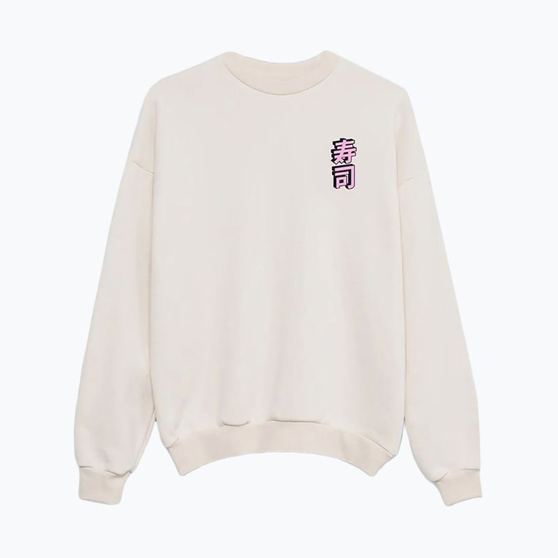 Pánska mikina Kaotiko Organic Sushi Time ivory 3