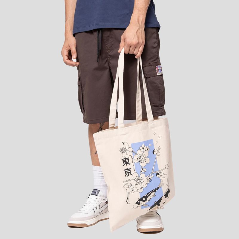 Dámska taška Kaotiko Tote Koi ivory 2