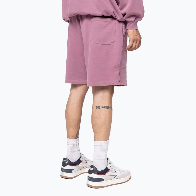 Pánske šortky Kaotiko Washed Daylen burgundy 2