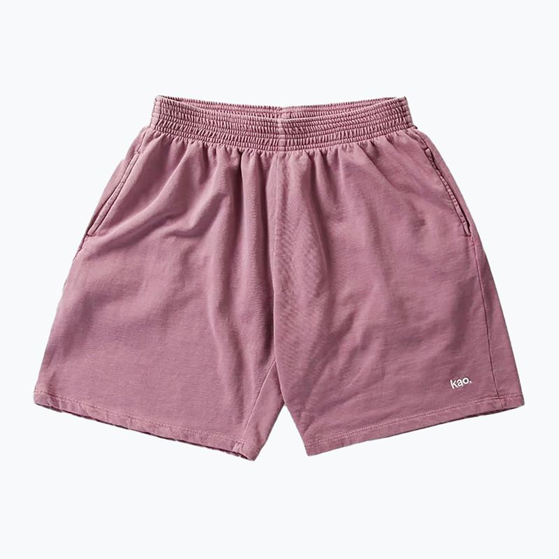 Pánske šortky Kaotiko Washed Daylen burgundy 3