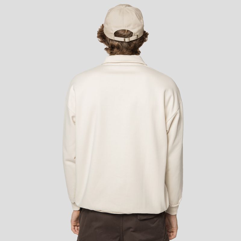 Pánska mikina Kaotiko Neo bone / baby blue / soft burgundy 2