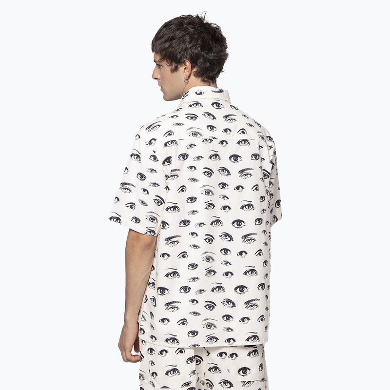 Pánska košeľa Kaotiko Peek Canvas ivory 2