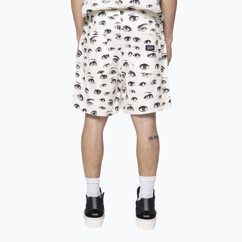 Pánske šortky Kaotiko Peek Canvas ivory 2