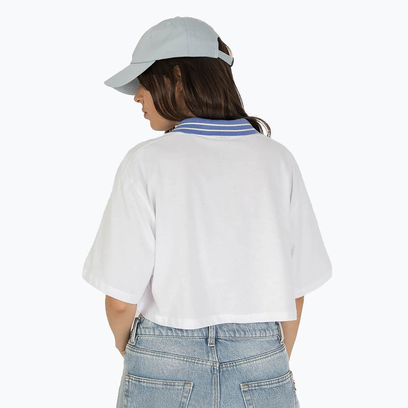 Dámske polo tričko Kaotiko Broken Heart white 2