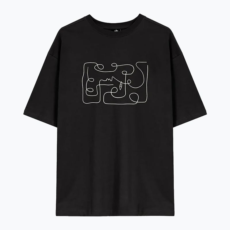 Pánske  tričko Kaotiko M / C Abstract Face black 2