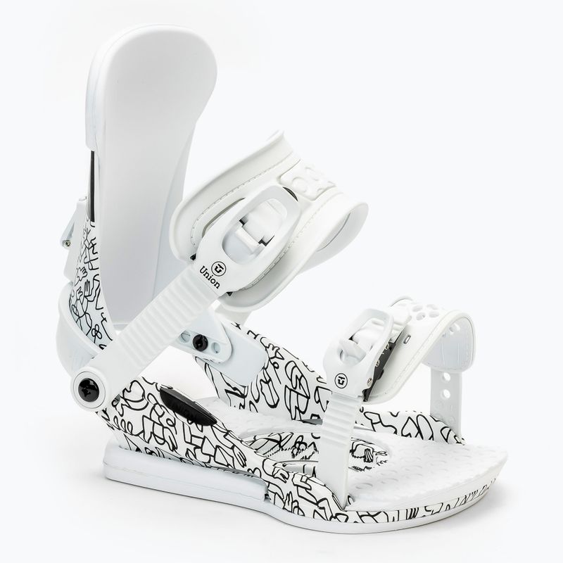 Dámske snowboardové viazanie UNION Milan white 212062