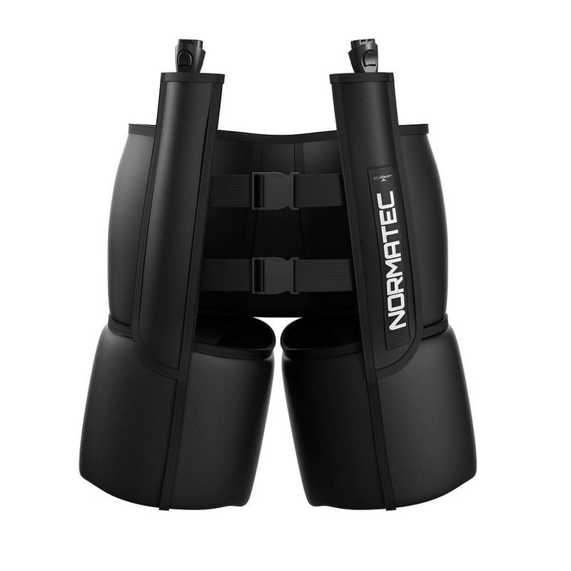 Normatec regeneračné šortky na boky čierne