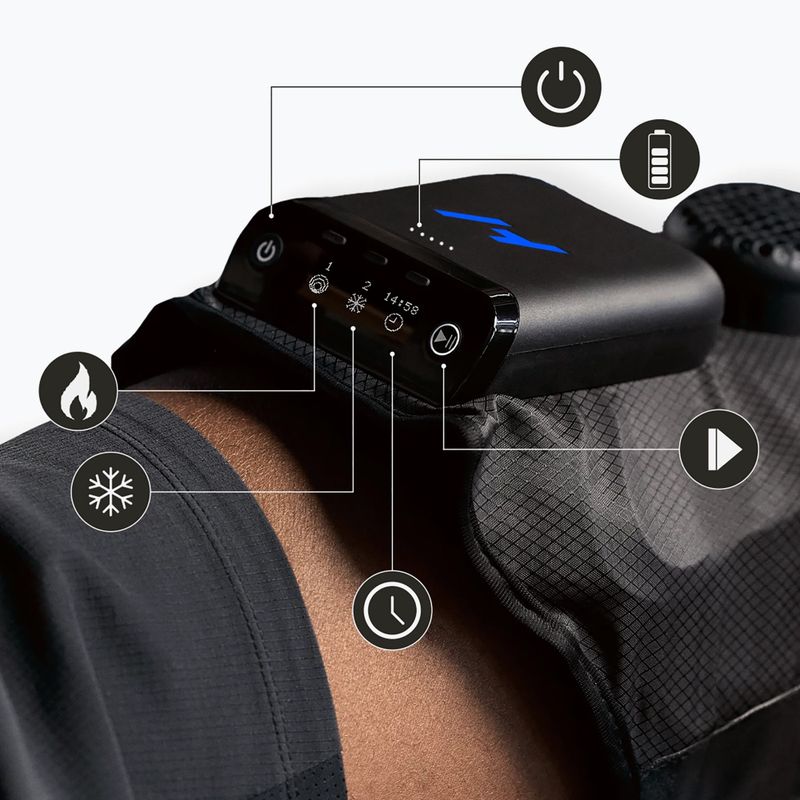 Zariadenie na regeneráciu kolien Hyperice Contrast 2 Knee black 4