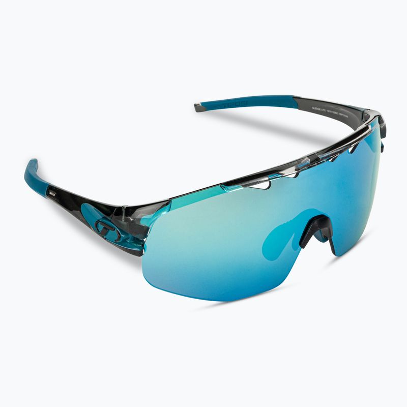 Cyklistické okuliare Tifosi Sledge Lite Clarion crystal smoke/clarion blue/ac red/clear 2