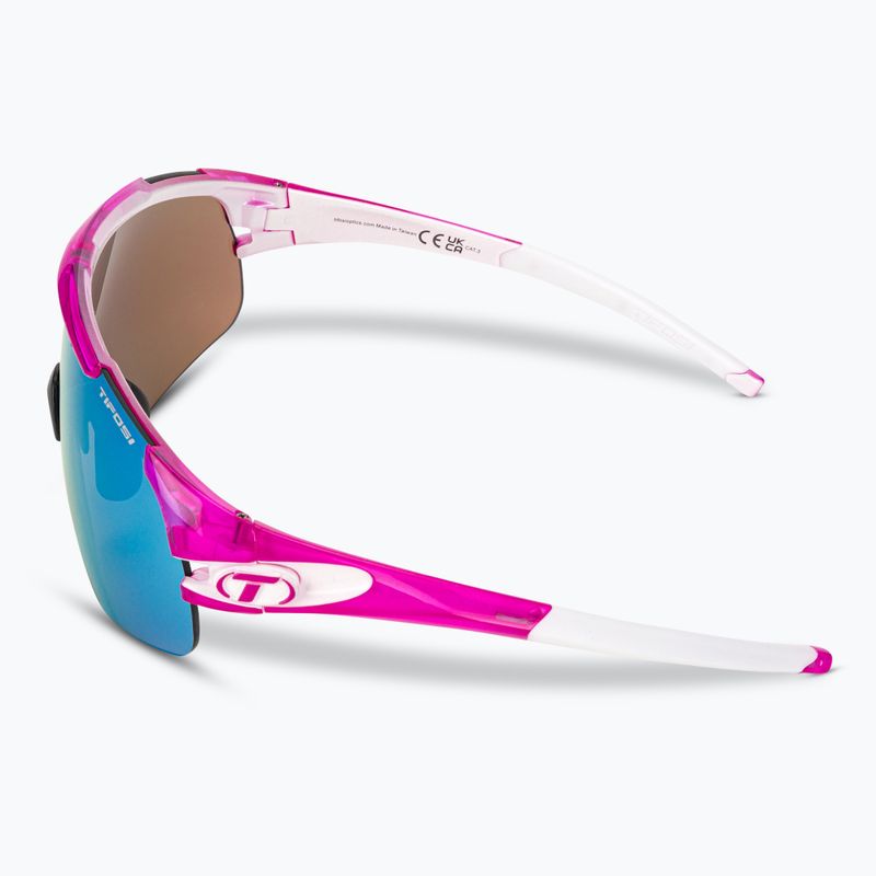 Cyklistické okuliare Tifosi Sledge Lite Clarion crystal pink/clarion blue/ac red/clear 5