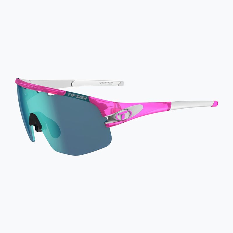 Cyklistické okuliare Tifosi Sledge Lite Clarion crystal pink/clarion blue/ac red/clear 7
