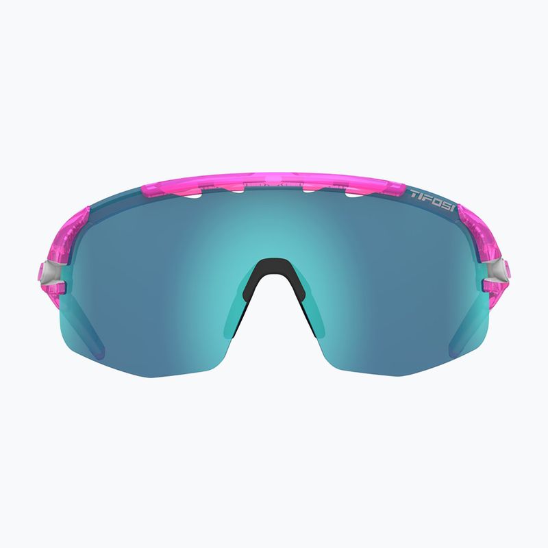 Cyklistické okuliare Tifosi Sledge Lite Clarion crystal pink/clarion blue/ac red/clear 8