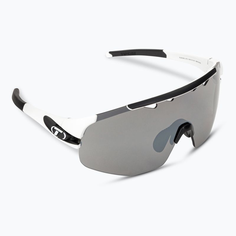 Cyklistické okuliare Tifosi Sledge Lite matte white/smoke/ac red/clear 2