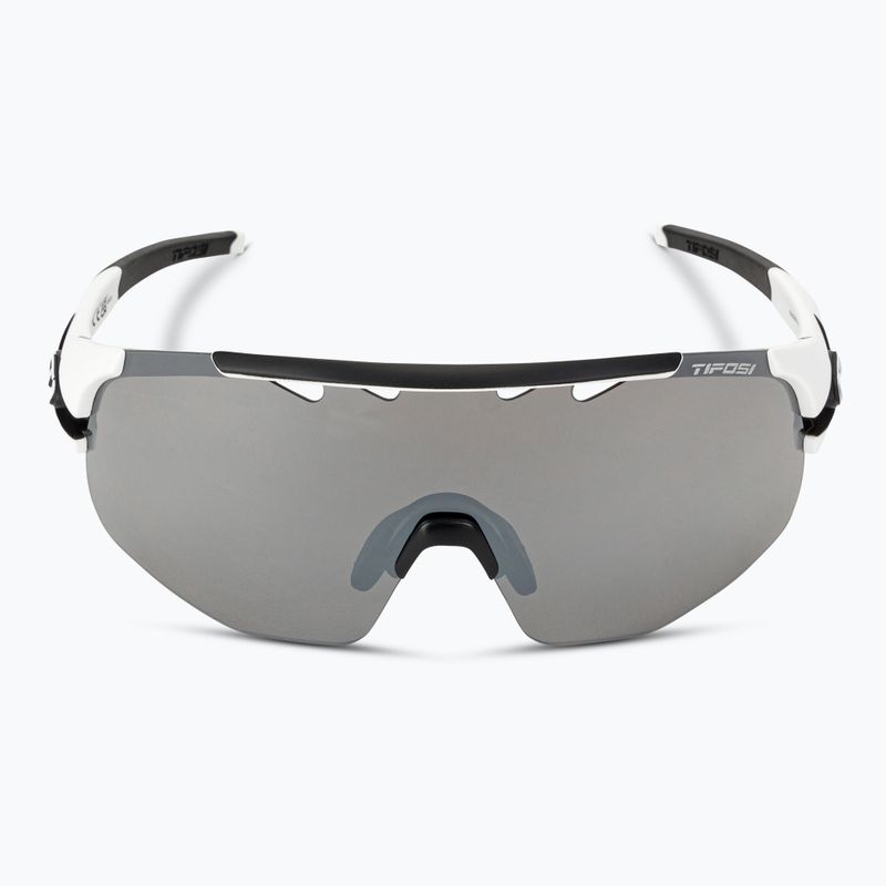 Cyklistické okuliare Tifosi Sledge Lite matte white/smoke/ac red/clear 4