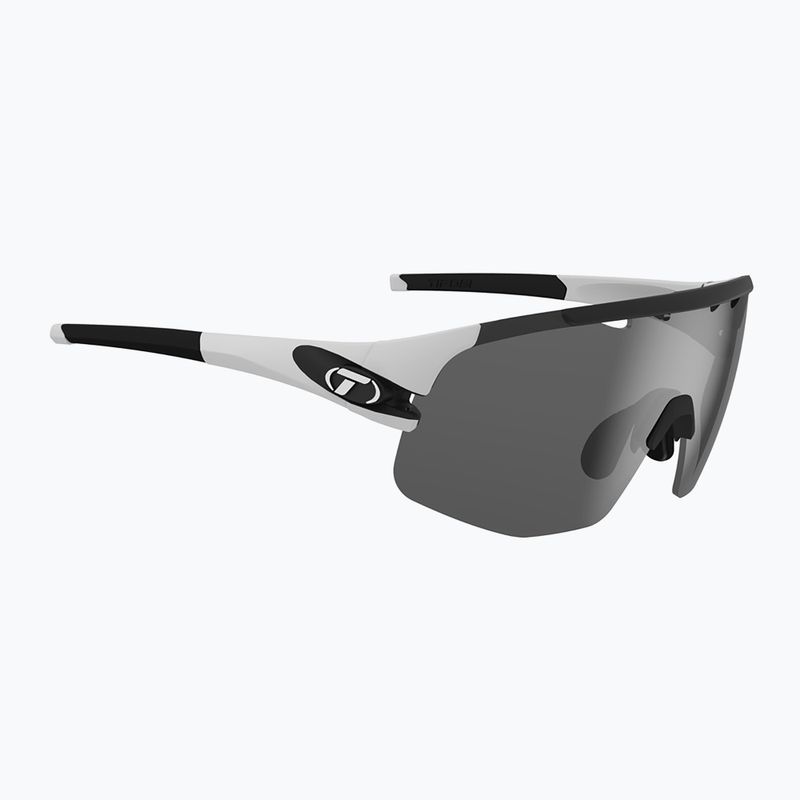 Cyklistické okuliare Tifosi Sledge Lite matte white/smoke/ac red/clear 6