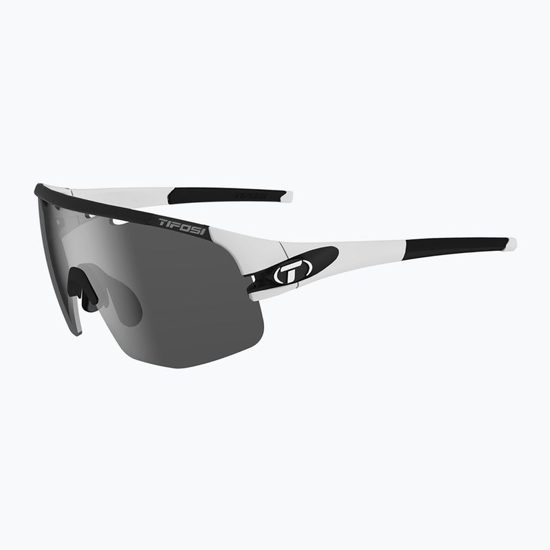 Cyklistické okuliare Tifosi Sledge Lite matte white/smoke/ac red/clear 7