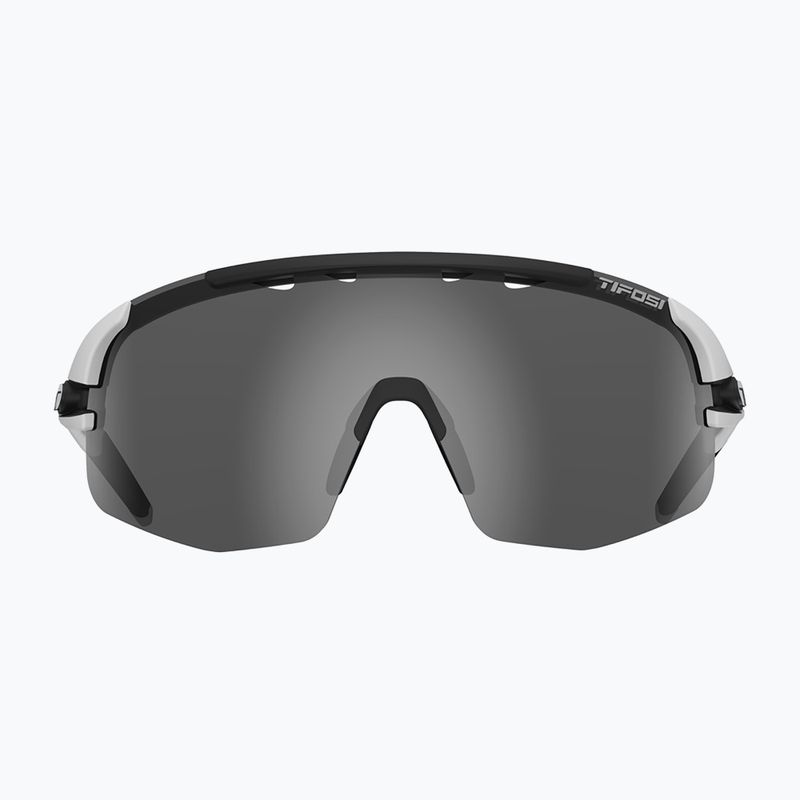 Cyklistické okuliare Tifosi Sledge Lite matte white/smoke/ac red/clear 8