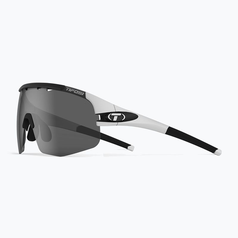 Cyklistické okuliare Tifosi Sledge Lite matte white/smoke/ac red/clear 9