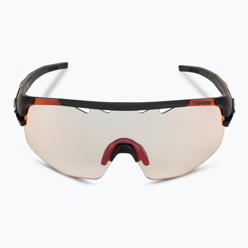 Cyklistické okuliare Tifosi Sledge Lite Fototec matná čierna/klariónová červená fotochromatická 3