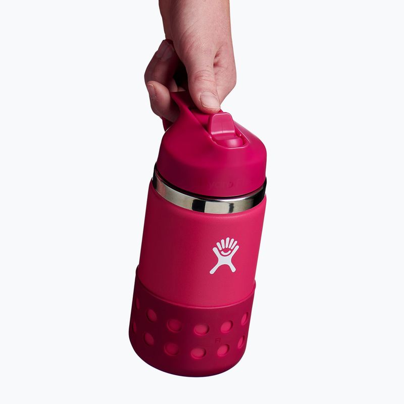 Termofľaša Hydro Flask Wide Mouth Straw Lid And Boot 355 ml ružová W12BSWBB623 3