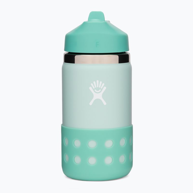 Termofľaša Hydro Flask so širokým hrdlom, slamkou a topánkou 355 ml Dew W12BSWBB441