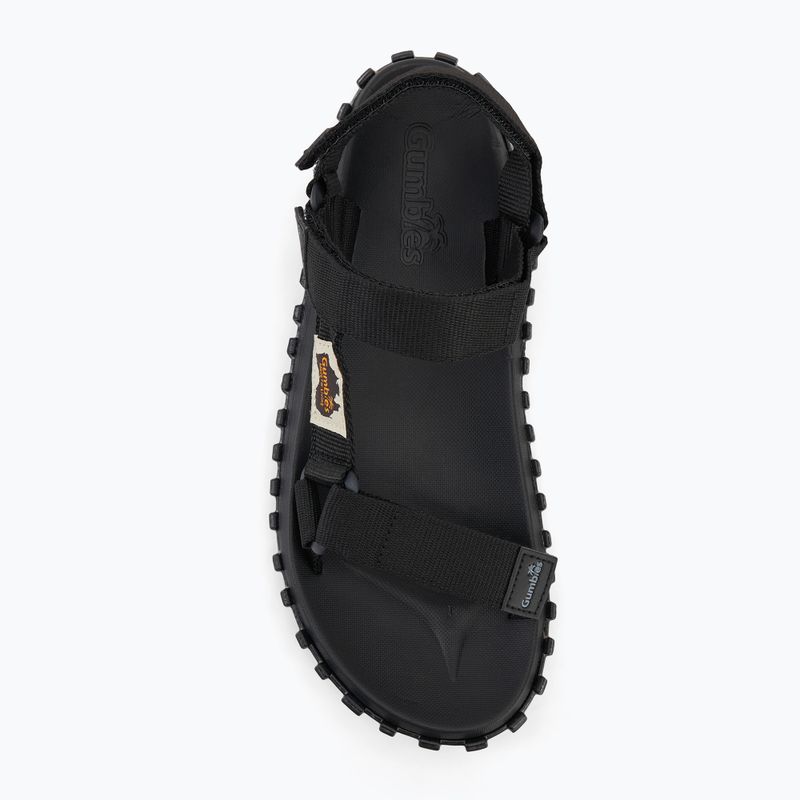 Gumbies Scrambler sandále čierne 5