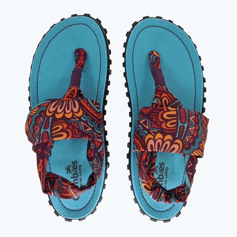 Gumbies dámske sandále Slingback tyrkysové vintage 3