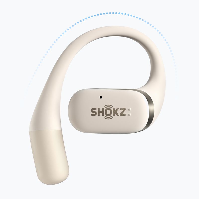 Bezdrôtové slúchadlá Béžové  Shokz OpenFit 11