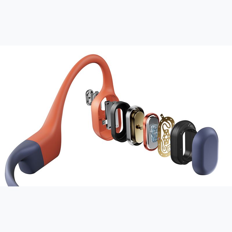 Bezdrôtové slúchadlá Červené  Shokz OpenSwim Pro 5