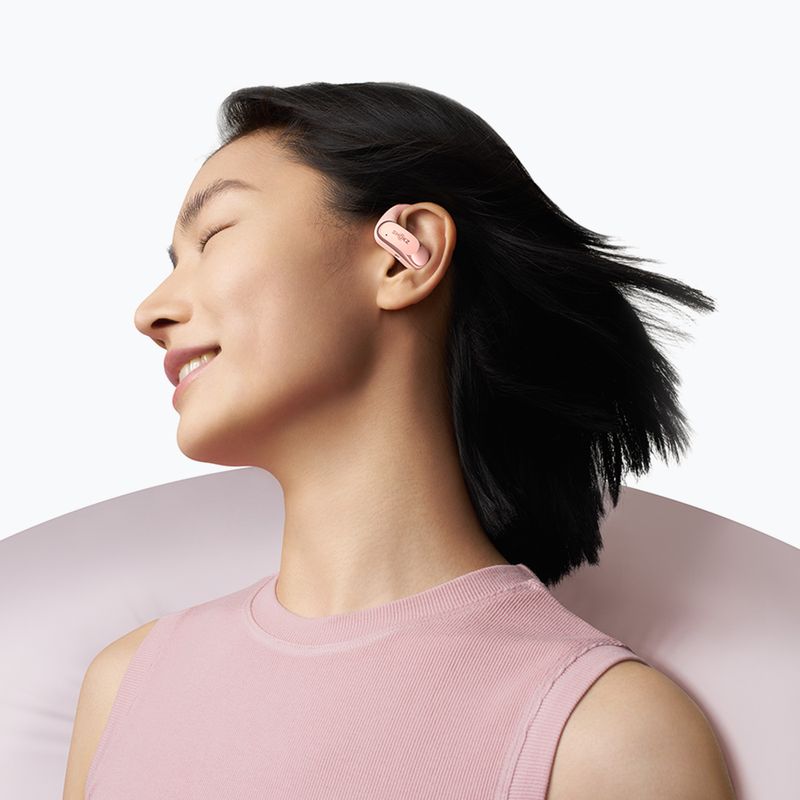Bezdrôtové slúchadlá Ružové Shokz OpenFit Air 11