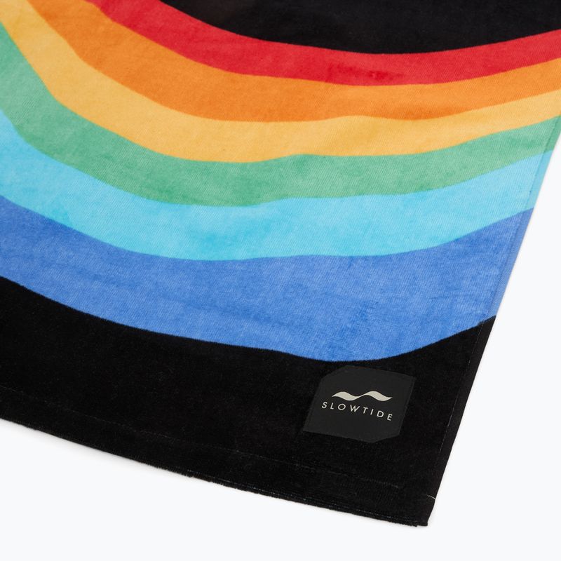 Slowtide Roygbiv Plážová osuška čierna 2