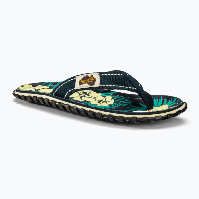 Žabky Gumbies Islander blue hibiscus