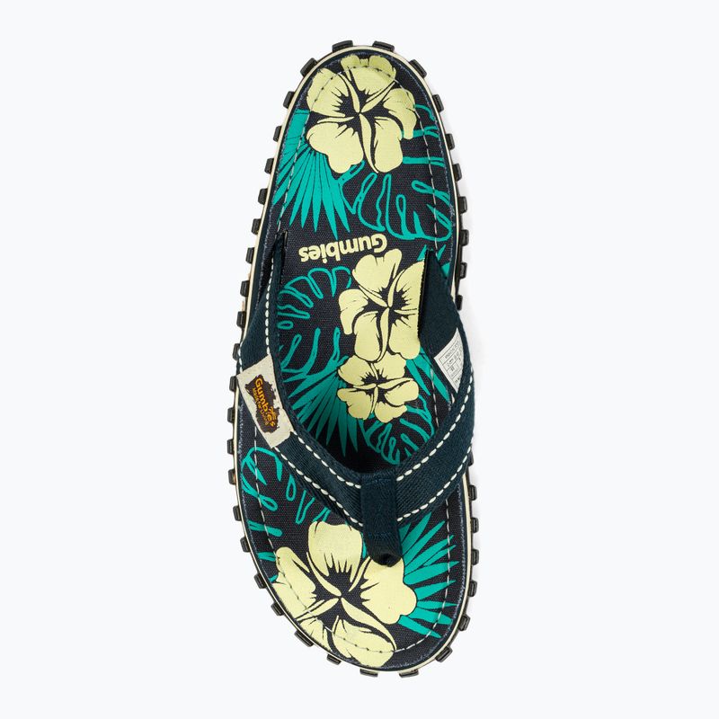 Žabky Gumbies Islander blue hibiscus 5