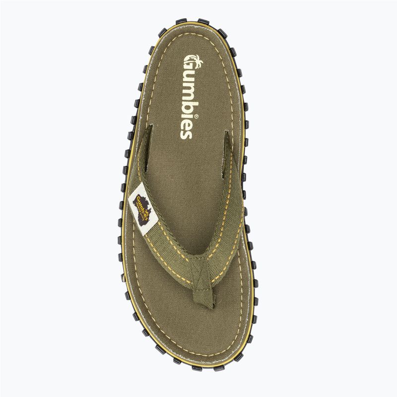 Žabky Gumbies Islander khaki 5