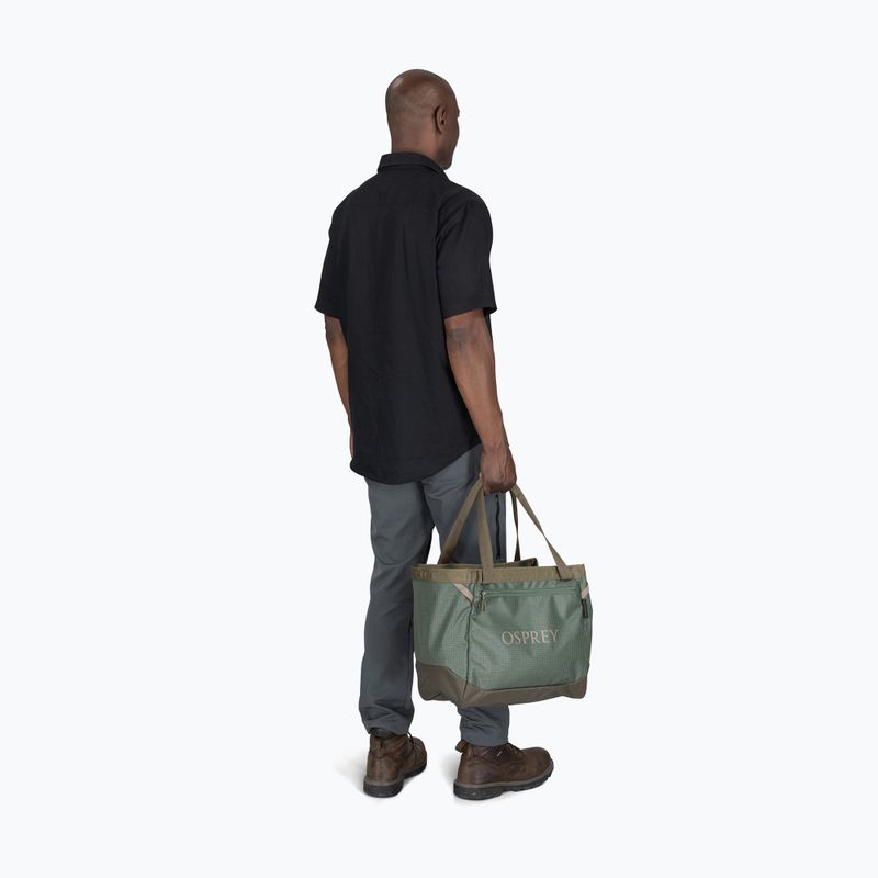 Cestovná taška Osprey Transporter Gear Tote 28 l pine leaf / earl grey 5
