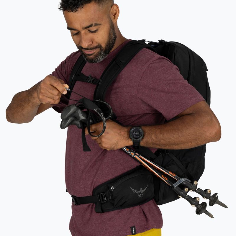 Pánsky turistický batoh Osprey Talon 22 l black/coal grey 9