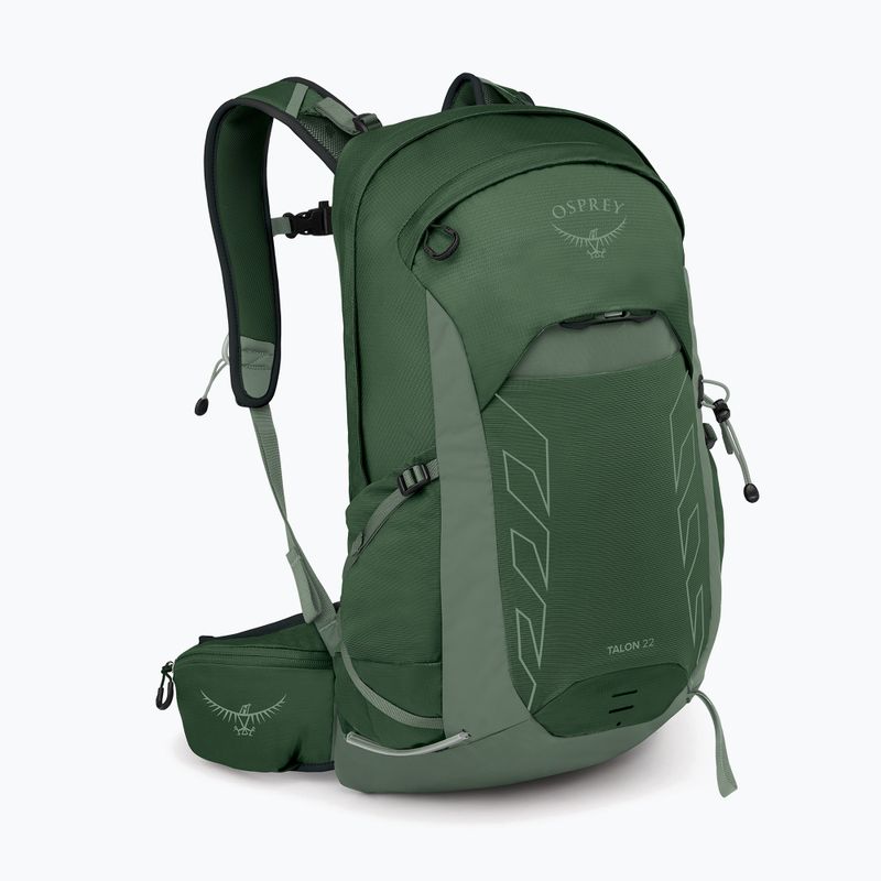 Pánsky turistický batoh Osprey Talon 22 l green canopy/pine leaf 2