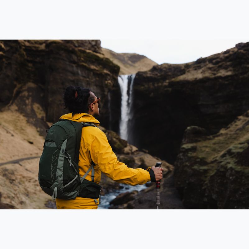 Pánsky turistický batoh Osprey Talon 22 l green canopy/pine leaf 10